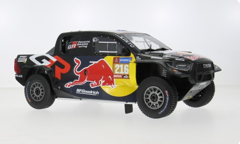 Toyota GR DKR Hilux Evo T1U No.216 Rally Dakar 2025 Quintero/Zenz - 1:18